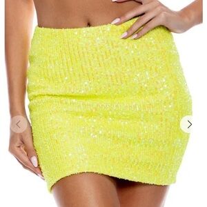 Luli Fama Chasing Stars Skirt